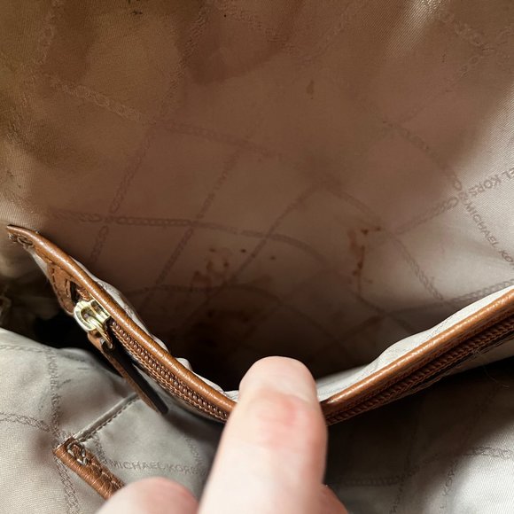 Michael Kors Rhea Pebbled Backpack - Picture 13 of 15